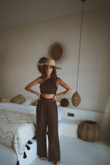 santai crop top asymétrique ay the label lisa germaneau